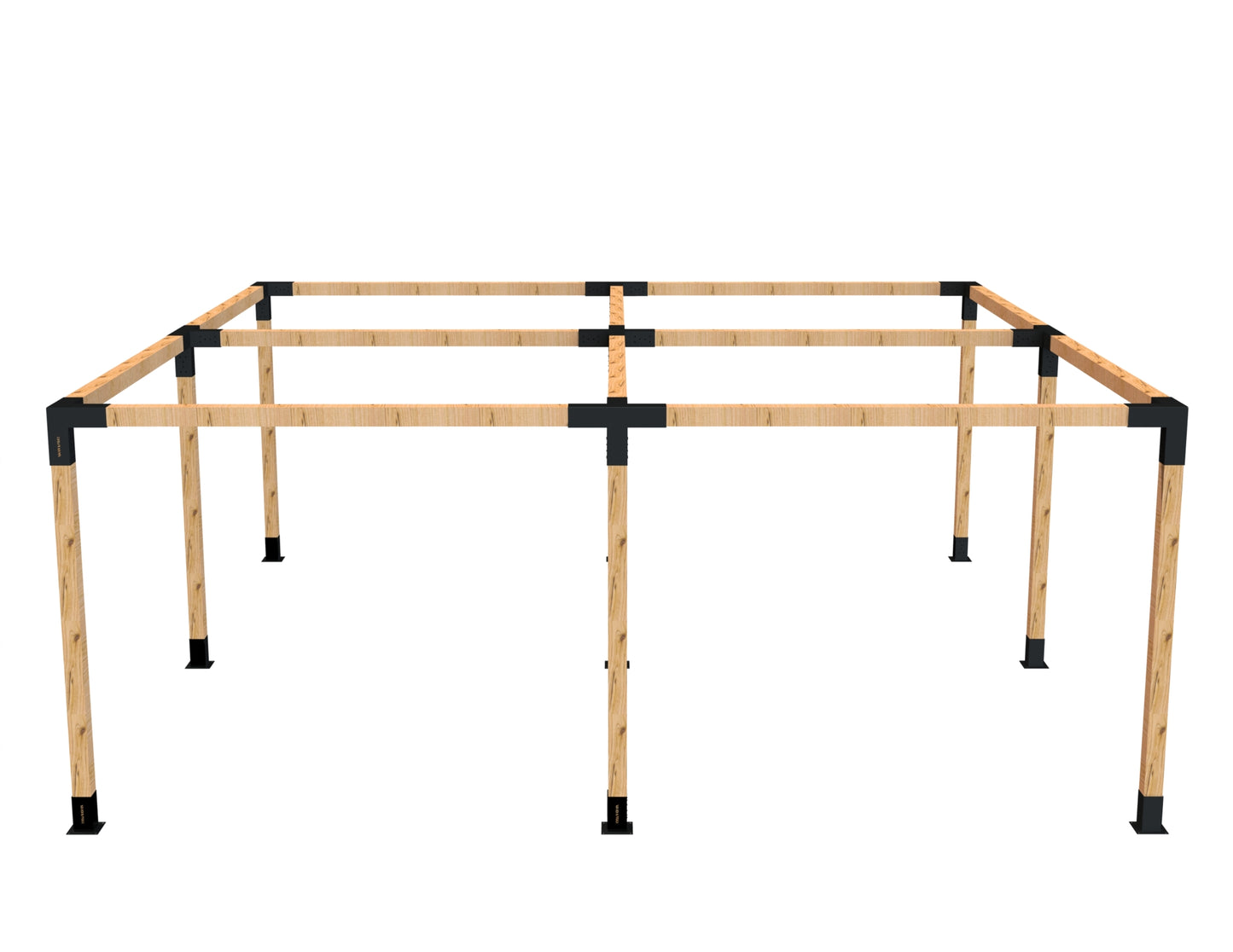 Four Squares Expanded Pergola Kit