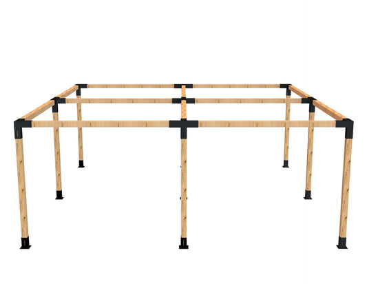 Four Squares Expanded Pergola Kit