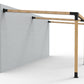 Angled Double Wall Mounted Pergola Kit for 90x90 Timber Posts