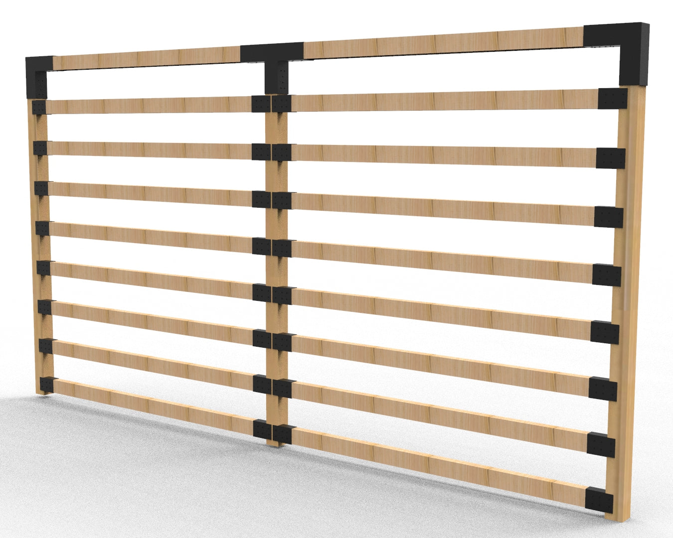 Double Privacy Screen Kit - 8 Side Posts 3